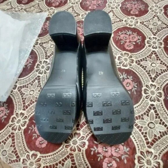 ELFY Cute Lolita Cosplay Mary Jane Mid Chunky Pumps Size 9.5M NIB - Picture 4 of 6